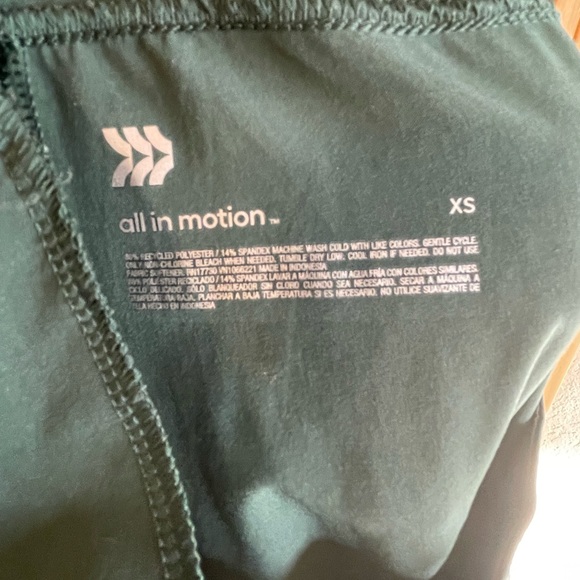 All in Motion Woven Cargo Pants - Greenish Blue-Size XS - Picture 6 of 6